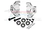 GPM Silver Aluminium Steering Hubs 2Pcs w/ Larger Inner Bearings LMTM021-S