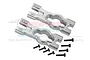 GPM Silver Aluminium Body Mount Brace LMTM201FR-S