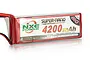 NXE 11.1V 4200mAh 40C Soft Case LiPo Battery 4200SC403SDEAN