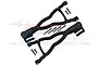 GPM Black Aluminium Rear Lower Suspension Arms 2Pcs w/ Pins ER056-BK