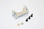 GPM Aluminium Front Damper Mount w/Hardware - Silver TRV028-S