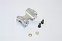 GPM Silver  Aluminium Rear Shock Mount TRV030-S
