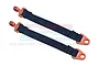 GPM 108mm Rear Suspension Travel Limit Straps w/ Orange Aluminium Buckles 2Pcs UDR013/SP-OR