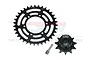 GPM Carbon Steel 35T/11T Steel Chain Sprocket Set MX3511S-BK