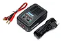 Reedy 324-S Compact Balance Charger with included power cord and T-plug charging lead on a white background.
