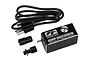 Factory Team Diff Decoder differential torque checker tool with USB cable and two metal adapters on a white background.