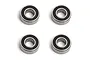 Team Associated 5x11x4mm Rubber Shielded Ball Bearings 4Pcs 25618