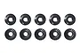 Team Associated Steel 4mm Low Profile Flanged Serrated Nuts 12Pcs 91150