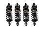 Factory Team Aluminium Adjustable Shocks Set 4Pcs - Gunmetal 31926