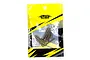 A pack of Yeah Racing titanium button head screws in a yellow and black branded plastic bag.