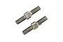 Two Yeah Racing 64 Titanium 3x16mm turnbuckles shown against a white background.