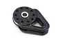 Yeah Racing Black Heavy Duty Steel Winch Snatch Block YA-0460BK
