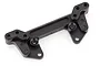 A black plastic front shock tower spare part for an HSP RC vehicle, shown against a white background.