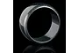 A single black MST RC drift tyre with embossed sidewall markings against a black background.