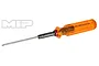 MIP 2.0mm G2 ball hex driver with a translucent orange handle and a black metal shaft, shown against a white background with the MIP logo.