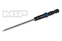 MIP 2.5mm G2 ball speed tip hex driver bit with a black shaft, blue anodized ring, and silver tip against a white background.
