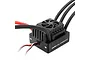 ZTW Beast G2 SL 150A brushless ESC with cooling fan and attached wiring on a white background.