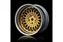 MST 1.9" 501 Off-Set Changeable Flat Silver/Gold Rims 4Pcs 832104GD