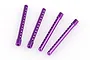 HSP Purple Aluminium 60mm Body Posts 4Pcs 102037A