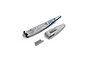 E-Flite Turbo Timber fuselage spare parts including the main body, hatch, and a small foam piece against a white background.