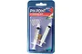 Deluxe Materials Pin Point Syringe Kit in original blister packaging, featuring two syringes and various needle tips for precise glue application.