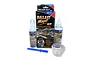Deluxe Materials Ballast Magic Kit AD76 including a box, spray bottle, adhesive bottle, mixing cup, and blue spatula.