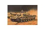 Box art illustration of a British Army Challenger Mk.3 tank in a desert environment with two crew members visible in the hatches.