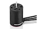 Hobbywing Quicrun 2435SL G3 brushless motor in black with ribbed casing and three black wires extending from the side.