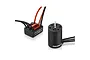 Hobbywing Quicrun 16BL30 ESC and 2435SL brushless motor combo set on a white background.