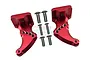 GPM Aluminium Rear Wing Mounts 2Pcs - Red ER2040RA-R