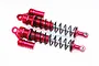 GPM Aluminium 170mm Piggyback Shock Absorbers 2Pcs - Red SB170R/L-R-BK