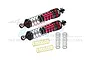 GPM Aluminium Complete Shock Absorber Set 2Pcs - Red LMTM065F/R-R-S