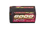 Gens Ace Redline 2.0 6000mAh 15.2V LiPo-HV hard case battery with black casing and red and yellow branding.
