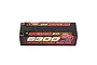 Gens Ace Redline 2.0 6300mAh 15.2V 140C LiPo-HV hard case battery pack with red and black branding.
