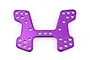 HSP Purple 2.5mm Aluminium Front Shock Tower 06013A