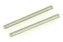 Two silver metal hinge pins for RC cars, shown against a plain white background.