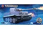 Airfix Quickbuild Tiger 1 tank model kit box art showing a grey tank on a battlefield background.