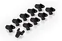 Killerbody Black Aluminium 1/10 Suspension Loop Set 10Pcs   48810
