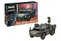 Revell 1/72 scale Spahwagen Fennek armoured vehicle plastic model kit box and assembled model on white background.