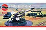 Box art for the Airfix 1/76 scale Bristol Bloodhound missile model kit, featuring an illustration of the missile on a launcher with personnel and a vehicle.