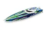 Traxxas Spartan SR 6S 40" RC Speed Boat Brushless Deep-V RTR 103076-4