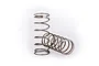 Two metallic RC shock springs for Traxxas GT-Maxx, one standing vertically and one lying horizontally on a white background.