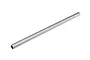 A silver-coloured metal centre driveshaft for an RC vehicle, shown against a plain white background.