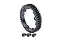 Traxxas 44T 1.0 Mod steel spur gear with three mounting screws on a white background.