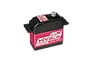 MKS HBL665 high-voltage digital brushless metal gear servo with a red anodized aluminium case.