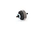 A complete Traxxas differential assembly featuring a black housing, metal ring gear, and ball bearings on a white background.