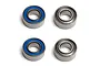 Factory Team 6x13x5 Rubber & Metal Shielded Bearing Set 4Pcs 91562