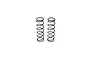 ARRMA 70mm 1.06N/mm (6.05lbf/in) Shock Springs 2Pcs ARA330713