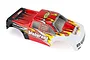 HSP 1/10 Binturong Truck Painted Red Body Shell 10112