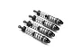 TLR Silver Aluminium Complete Shock Set 4Pcs TLR313003